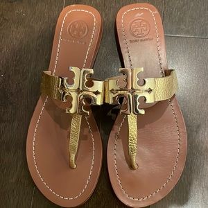 Tory Burch Gold Sandals